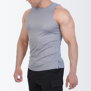 Customize Logo Gym Tank Top Fitness Sleeveless Casual Use Breathable Muscle <b>Stringer</b> Tank Top <b>Vest</b> for Men - Product Image 5