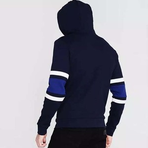 เสื้อฮู้ดผ้าคอตตอนปักลายสำหรับผู้ชายดีไซน์เฉพาะเสื้อผ้าสำหรับฤดูหนาวสีทึบมีซิปปรับแต่งได้ - Product Image 5