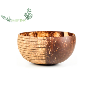 Pequeño cuenco de cáscara de coco natural al por mayor 100%, cuenco de cereal de coco ecológico, cuencos de madera de vela, coco con logotipo personalizado - Product Image 6