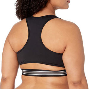 Top corto con logotipo personalizado para mujer, venta al por mayor, 100% algodón de alta calidad, Top corto sexy para chica, Top corto de secado rápido para gimnasio, Fitness, Yoga - Product Image 2