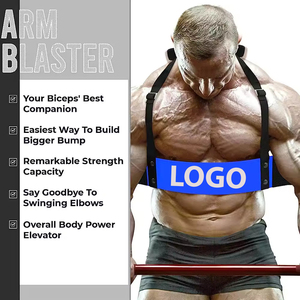 2024 nouveau Style robuste musculation équipement de Fitness accessoire pour hommes Logo personnalisé Bomber Biceps Curl Triceps bras Blaster - Product Image 4