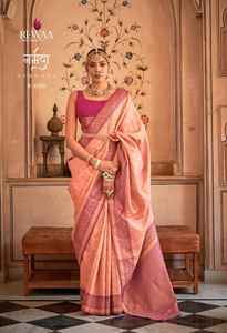 El último diseñador Banarasi Silk Zari Weaving Saree de Fab Zone - Product Image 2