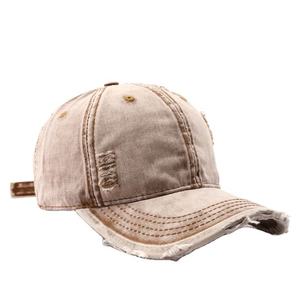 Fashion Wholesale Structured Cotton Vintage Washed Distressed Trucker Blank Dad Hat <b>Men</b> Sport <b>Cap</b> - Product Image 5