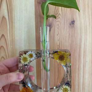 Molde de Hueso de Búfalo Rectangular Resistente para Resina Epoxi, Manualidades, Maceta Moderna para Plantas, Decoración del Hogar - Product Image 1