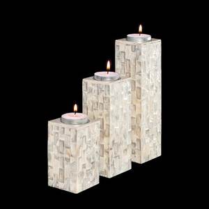 Bougeoirs incrustés de nacre de haute qualité lanternes et bocaux à bougies OEM bonne qualité MOP Bakhoor porte-encens en gros - Product Image 2