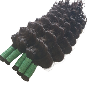 Vendeur en gros de cheveux indonésiens, cheveux vierges humains Remy en vrac, 100% naturels, bouclés ou lisses - Product Image 5