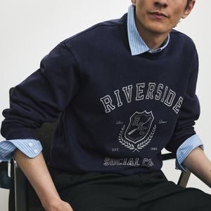 Venta al por mayor de productos básicos de logotipo personalizado mezclado de alta calidad suave liso cuello redondo para sudaderas con capucha y sudaderas de hombre - Product Image 4