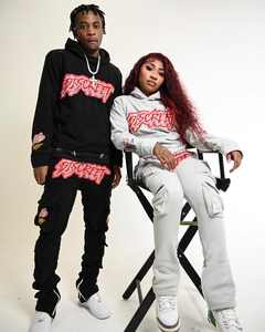 Survêtement à capuche en molleton de style streetwear américain, sweat-shirt tendance pour homme, marque tendance, tenue de sport ample, nouvelle arrivée - Product Image 1