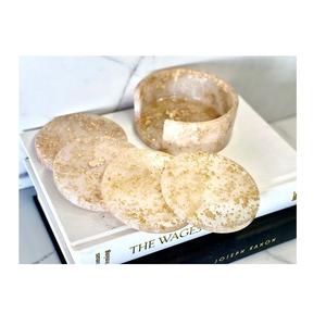 Sous-verre en résine époxy au Design Unique avec support pour la maison et l'hôtel, taille personnalisée, ensemble de sous-verres ronds de meilleure qualité pour la cuisine - Product Image 4