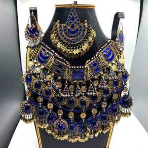 Traditional Style Afghan <b>Necklace</b> <b>Earrings</b> <b>Set</b> Hot Selling New Antique Jewelry Handmade <b>Necklaces</b> <b>Earrings</b> Jewelry <b>Sets</b> - Product Image 3