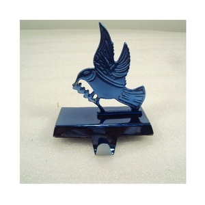Wish Word Silver Metal <b>Stocking</b> <b>Holder</b> For Christmas Table Top Decorative - Product Image 6
