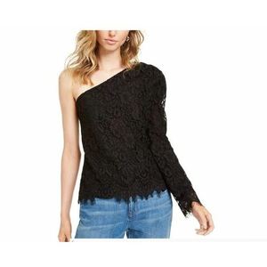 Top Asimmetrico in Pizzo Nero da Donna Leyden, Stile Vintage, Taglia XL, Vestibilità Ampia, Tessuto Traspirante Lavorato a Maglia, Ideale per Ufficio e Feste, Corto - Product Image 2