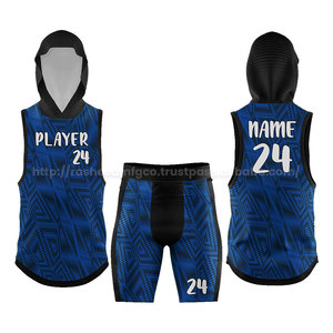 Uniformes d'entraînement de l'équipe de football avec drapeau à capuche par sublimation UNIFORME 7V7 Ensemble de compression sublimé Maillots Uniformes de football 7v7 - Product Image 4