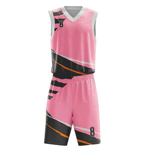 Tenue de jeu d'équipe de basketball personnalisée, kit sur mesure, vêtements de basketball sublimés, fabrication de vêtements de sport en gros, OEM - Product Image 2