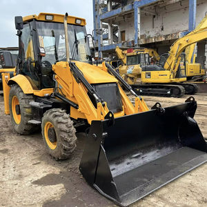 Nouveau grand moteur diesel JCB 4x4 EPA Retroexcavadora 4WD chargeur frontal tracteur agricole traction sur roues pelle rétrocaveuse pelle godet chargeur - Product Image 1