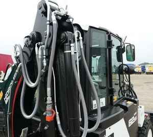 Chargeur télescopique à chenilles Hidromek HMK 62 SS 4x4 haute puissance, machine hydraulique diesel haute pression - Product Image 6