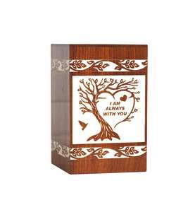 Handmade Wooden Urn <b>Box</b> <b>For</b> Adult <b>Ashes</b> Cremation <b>For</b> Male and Female Decorative Urns Funeral Urns - Product Image 1