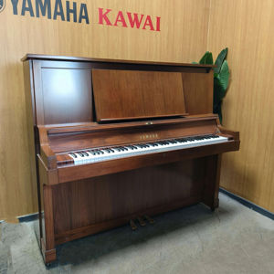 Piano Vertical Clásico Yamaha W101 de Japón, Usado, Marrón, Acústico, Profesional, 88 Teclas, Instrumento de Segunda Mano - Product Image 2