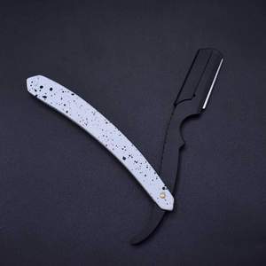 Haute qualité en plastique poignée barbier rasage rasoirs en gros visage gorge cheveux coupe ciseaux fabricant utilisation pour les aisselles - Product Image 4