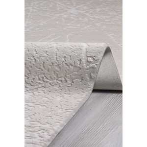 พรมปูพื้น Elkenz 7553 สีขาว โมเดิร์น ผลิตจากอะคริลิก 100% ไม่หลุดร่วง ทนทาน เหมาะสำหรับห้องนอน ห้องทำงาน หรือพื้นที่เด็กเล่น ขนาด 80x150 ซม. น้ำหนัก 100 กก. - Product Image 2