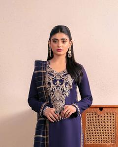 Chemise indienne pakistanaise dernière brodée Salwar Kameez avec maçonnerie lourde Collection de mariage de luxe robe de vente chaude 2024 - Product Image 5