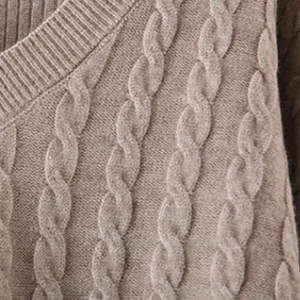 Ropa de mujer personalizada para mujer, suéter en blanco y conjunto de punto inferior, conjunto de punto de alta calidad para mujer - Product Image 6