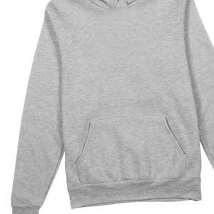 Sudadera con Capucha Gris Claro Unisex, Sudadera con Capucha de Forro Polar de Algodón, Ropa de Calle Informal de Invierno, Sudadera Básica Lisa, Proveedor Mayorista - Product Image 3