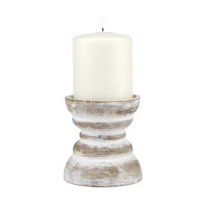 Mini bougeoir en bois de haute qualité bougeoirs en bois de manguier massif support pour éclairer la fête de noël décoration de la maison exportation - Product Image 2