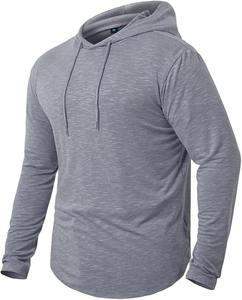 Vêtements de sport Pull sans manches personnalisé de haute qualité Slim Fit Athletic Fitness Training Muscles Hoodie pour homme - Product Image 2