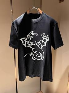 Camisetas personalizadas para hombre de algodón puro de manga corta de punto de tela suave transpirable OEM verano Casual moda Topwear - Product Image 6