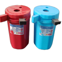 Destructeur d'aiguilles de seringue MAYALAB Rouge Bleu 500ml Capacité Plastique ABS Taille Standard Garantie 1 An OEM Hôpital Laboratoire Clinique Boîte