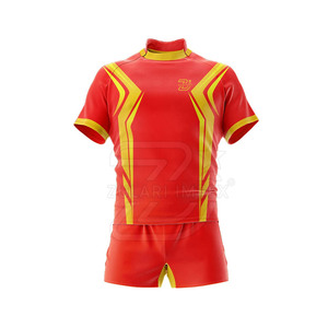 Uniforme de Rugby de Diseño Único Fabricado en Fábrica, Logotipo Personalizado y Diseño Impreso, Uniforme de Rugby de Secado Rápido en Material de Poliéster - Product Image 3
