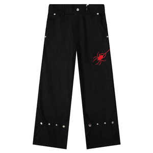 Jeans en denim ample à jambe droite, respirant, lavé, uni, pour hommes, vente en gros, jeans en denim ample lavé - Product Image 1