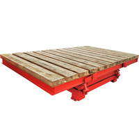 Hualong machines 85 degrés inclinant 360 degrés rotation table de travail établi plate-forme de travail Table de travail pour scie à pont en pierre