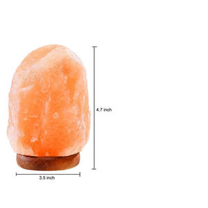 Lampe de sel de l'Himalaya 100% naturelle, best-seller, décoration, lampe de sel rose naturelle sculptée à la main, chambre à coucher - Product Image 5