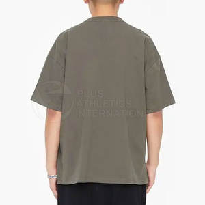 เสื้อยืดพิมพ์ลายพัฟของผู้ชายเสื้อคอตตอนสีตัดกันเสื้อยืด100% พิมพ์ลายพัฟของผู้ชายผ้าคอตตอน - Product Image 5