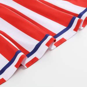 Conjunto de Uniforme de Animadoras Personalizado con Estampado a Color, 100% Poliéster, para Competencia Escolar, Entrenamiento, Danza, Actuación, Alta Calidad - Product Image 3