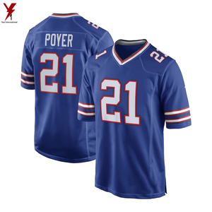 Precios al por mayor Ropa deportiva Diseño Peso ligero Cómodo Fútbol americano Jerseys Entrenamiento personalizado Fútbol americano Jersey - Product Image 6