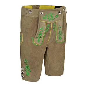 Tenue Oktoberfest en cuir suédé Lederhosen Orf bavarois Lederhose traditionnel - Product Image 3