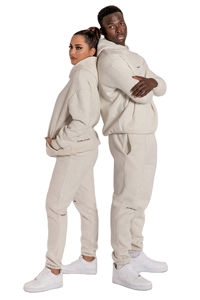 2025 Original Logo coton Tech polaire hommes survêtement 2 pièces épaissir matériel hommes sweat et pantalons de survêtement pour l'automne respirant - Product Image 3