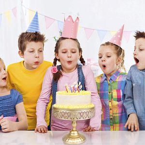 Soporte de pastel de Metal chapado en oro de alta calidad diseño de corazón soporte de Cupcake hecho a mano para decoraciones de boda de cumpleaños recién fantástico - Product Image 6