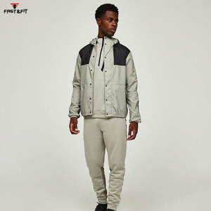 Veste coupe-vent de design de rue populaire bon marché meilleure qualité design personnalisé vêtements de travail d'hiver hommes - Product Image 3