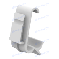 Meethope 25 ° ou 45 ° ESL Clip de porte-étiquette de prix Adaptateur de porte-étiquette électronique sur l'étagère TegometalL et Linde de 30mm