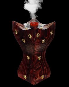 La mejor calidad de madera hecha a mano regalo moderno decoración del hogar soporte de incienso de madera quemador de Base de incienso de sándalo a la venta - Product Image 1