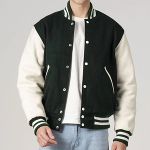 Vestes universitaires de vêtements de baseball de style nouveau pour les vestes de bombardier en cuir pour hommes et femmes - Product Image 6