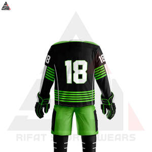 ชุดเครื่องแบบฮ็อกกี้น้ำแข็งแบบระเหิดสำหรับผู้ใหญ่100% โพลีเอสเตอร์แห้งเร็วไร้รอยต่อสำหรับผู้ชายและผู้หญิง - Product Image 4