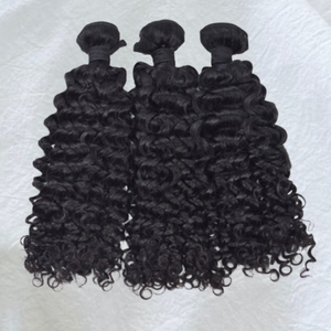Vendeurs de cheveux indiens bruts | Paquets de cheveux humains bouclés naturels 10A 12A 15A | Fourniture de gros de cheveux indiens vierges non transformés - Product Image 2