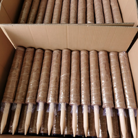 Poteaux en fibre de coco naturelle de qualité supérieure, empilables, finition galvanisée, pour jardins et pots de fleurs