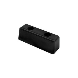 242X80X90 SQUARE CAR BUMPER <b>PAD</b> Bumper <b>buffer</b> in black rubber - Product Image 1