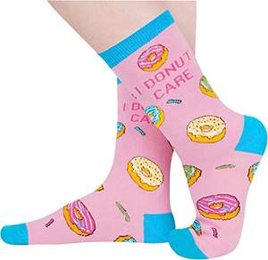 Calcetines Divertidos de Donut Crew, Casuales, Transpirables, Antideslizantes, 100% Algodón, para Mujeres, Hombres y Niños, Diseño Novedoso, Venta al por Mayor, Regalo, Fabricante VN - Product Image 3
